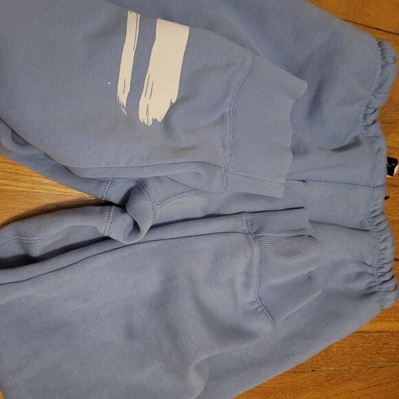 Women's Capri Light Blue Cotton Lazy Pants Size XS/1 - Picture 3 of 5